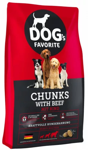Happy Dog Favorit Chunks Beef 15 kg