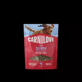   CARNILOVE Dog Soft Snack Salmon With Thyme - Lazac Kakukkfűvel kistestű kutyáknak 200g