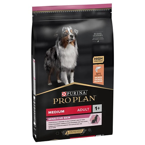 PRO PLAN OptiDerma Adult Medium Sensitive Skin 14kg