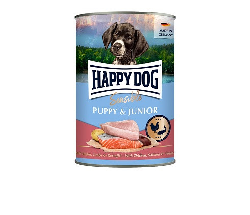Happy Dog Sensible Puppy Junior Lazac 400g