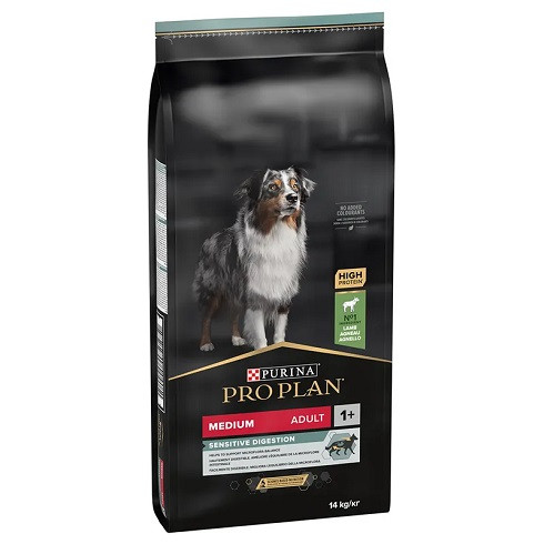 PRO PLAN OPTIDIGEST Medium Adult Sensitive Digestion Lamb 14 kg