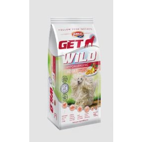   Panzi GetWild Hypoallergenic Lamb,rice Adult (bárány,rizs) száraztáp - Táplálék intoleranciás felnőtt kutyák részére 15kg