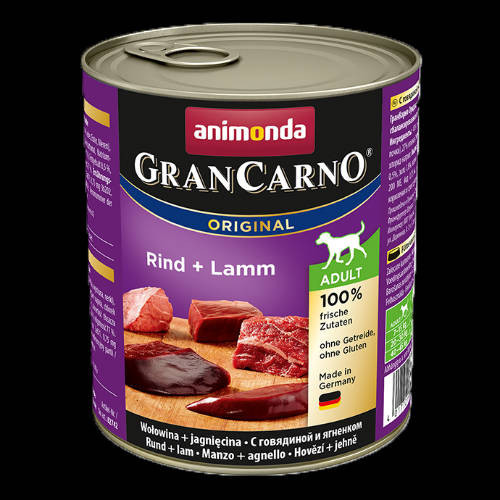 Animonda GranCarno Adult marha,bárány konzerv 800g