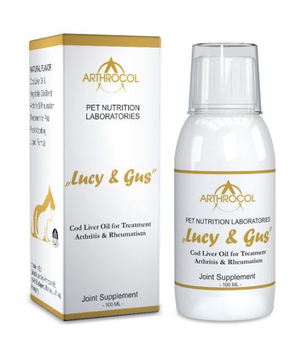 Lucy & Gus csukamájolaj arthrózisra reumára 100ml