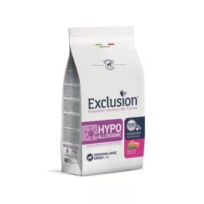   Exclusion Hypoallergenic Pork & Pea Medium/Large kutyatáp 12 kg ingyenes szállítás