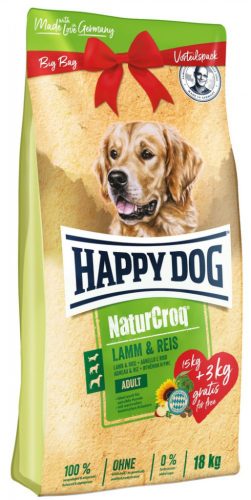 	 Happy Dog Natur-Croq Lamm & Reis 15kg