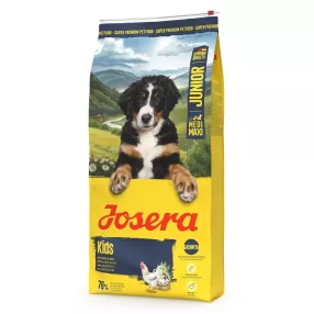 Josera Kids kölyökkutyatáp 12,5 kg + 2,5 kg ajándék
