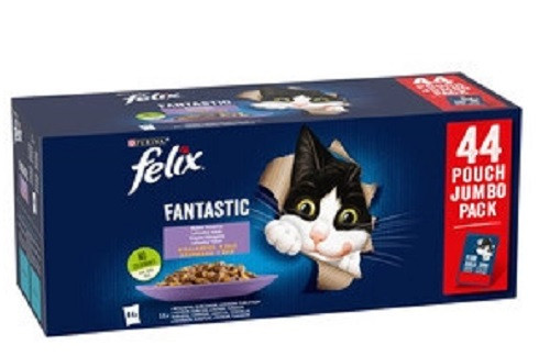 FELIX FANTASTIC Házias válogatás nedves macskaeledel 44x85g