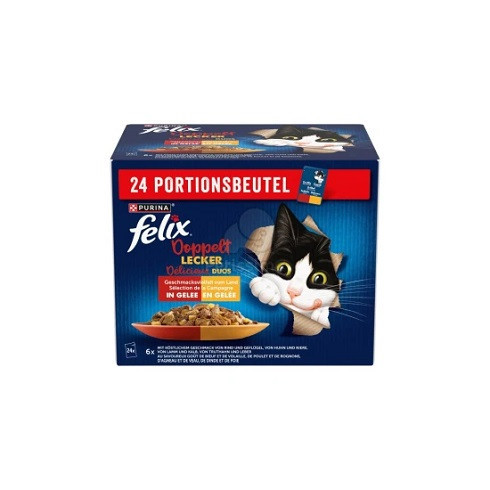 Felix Fantastic Duo alutasak Multipack Házias válogatás aszpikban 24x85g