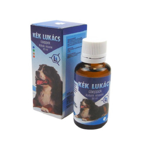 Kék Lukács cseppek kutya 30ml