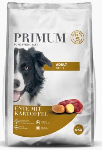 Primum Soft Kacsa Burgonyával 5 kg – Félnedves, gabonamentes kutyatáp