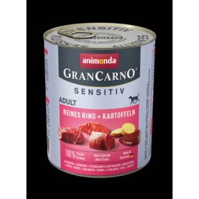   Animonda GranCarno Sensitiv Adult marha,burgonya konzerv 800g