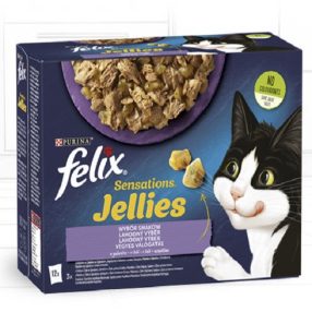   Felix Sensations Jellies Multipack Vegyes Válogatás Aszpikban 12x85g