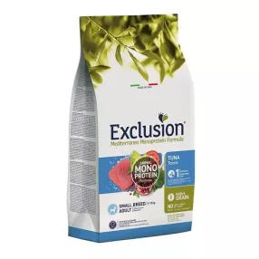 Exclusion Mono Noble Grain Adult Tuna Small 7kg tonhalas kutyatáp kistestű kutyáknak