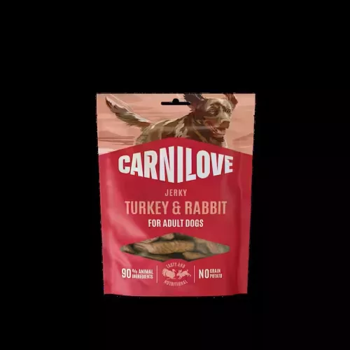 CARNILOVE Jerky Snack Turkey Rabbit Bar nyúl és pulyka 100 g