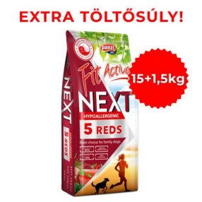   FitActive Next Hypoallergenic Five Reds Adult 15kg+1,5kg ajándék