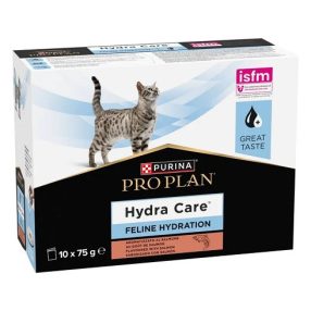   Pro Plan Feline HC HydraCare kiegészítő nedves macskaeledel lazaccal 10×75g