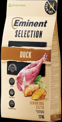 Eminent Dog Selection Senior Duck 12+2 kg ingyenes szállítás