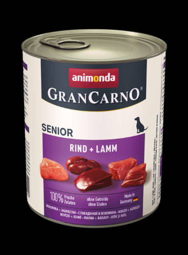 Animonda GranCarno Senior borjú,bárány konzerv 800g