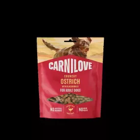 CARNILOVE Crunchy snack strucc és szeder 200 g