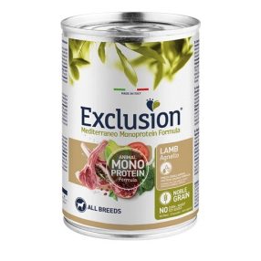   Exclusion Mono Noble Grain Adult Lamb Konzerv 400g bárányos kutyakonzerv