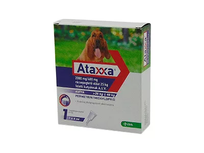  Ataxxa 2000mg/400mg rácsepegtető oldat 25-40kg 1x