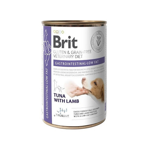 Brit GF Veterinary Diets Dog Can Gastrointestinal-low fat 400gr