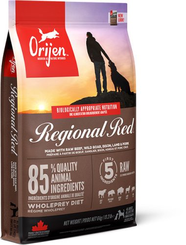 Orijen Regional Red 11,4kg  ingyenes szállítás