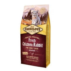   Carnilove Fresh Adult Cat Chicken & Rabbit Gourmand- Csirke és Nyúl Hússal 6kg