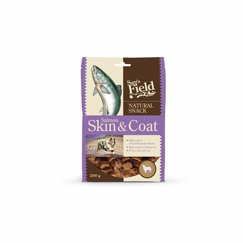 Sam's Field Snack Félnedves Salmon Skin Coat 200g