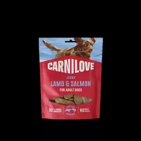   CARNILOVE Jerky Snack Lamb with Salmon Fillet bárány és lazac 100 g