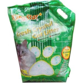 	 Macskaalom Kingstar Szilika Zöldalmás 10l (4,3kg)